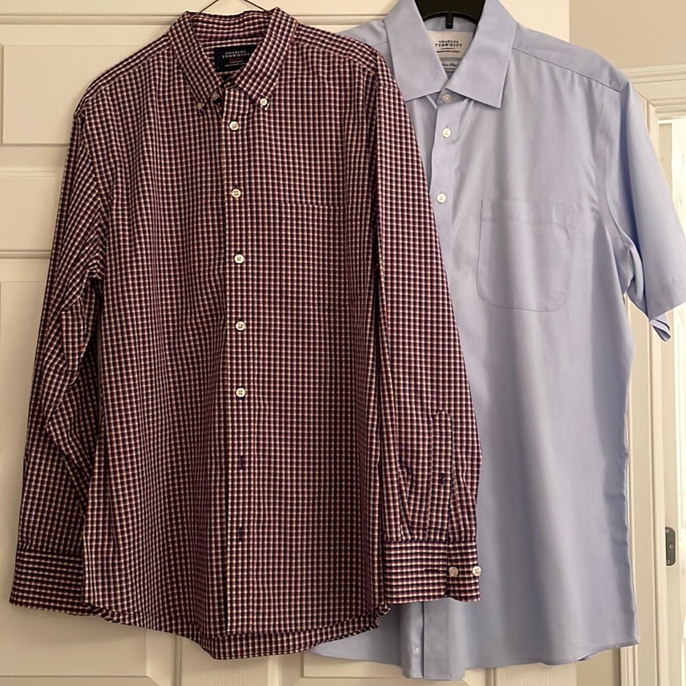 Men’s shirts take both for $10 total